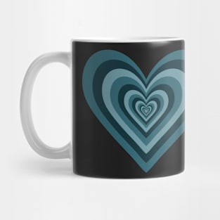 Blue Sapphire Expanding Hearts Mug